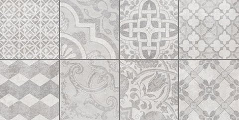 Декор BASTION Mosaico с пропилами серый 08-03-06-453 (Ceramica Classic)
